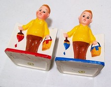 TWO Planters Vintage 1950s Inarco Made in Japan NWT  House Painting Husband picture