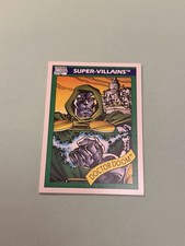 Dr. Doom 1990 Impel Marvel Comics Universe Series 1  Super Villains #60 Mint picture