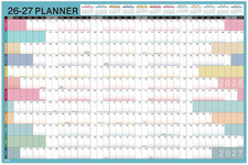 2026 2027 Wall Calendar Yearly Schedule July June 12 Month Thick Paper Large picture