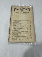 1792 The American Museum Magazine – Thomas Jefferson & Benjamin Franklin – Rare picture