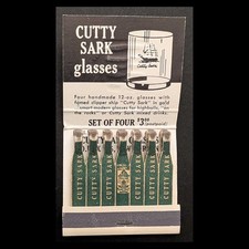 Full Book Feature Matchbook Cutty Sark Scotch picture