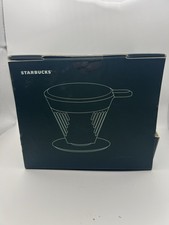 New Starbucks Black Pour Over Set Coffee Funnel Brewing Manual Coffee Maker 2022 picture
