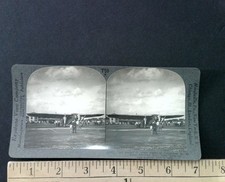 Giant Plane Stereoview Keystone View Co. 1929 Aviation Ford Trimotor picture