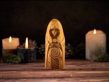 Gaia Goddess Statue Mother Earth Greek Goddess Pagan Altar Figurine picture