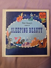 Vintage 1976 Walt Disney Sleeping Beauty Golden Press Goldencraft Hardcover Book picture