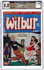 Wilbur Comics #4 CGC 5.0 Promise 1945 4311772009 picture