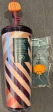 Starbucks 2025 Pumpkin Spice Tumbler 24oz Pumpkin Straw Topper & Lid Stopper picture