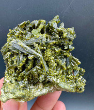 440 Carats Natural Green Epidote Crystal Cluster Specimen @Minerals picture