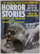 🩸 HORROR STORIES MAGAZINE #5 VF+ CONTROVERSIAL SATANIC PHOTO MAGAZINE 1971 1970 picture