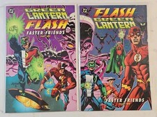 GREEN LANTERN / FLASH : FASTER COMPLETE SET 1-2  DELUXE DC  1997 Nm picture