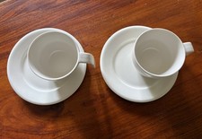 Set of 2 Arabia Finland iittalia EGO espresso cups and saucers picture