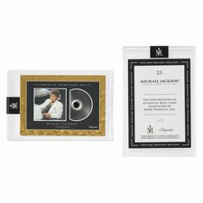 Michael Jackson Keepsake Album Gem Relic # 23 THRILLER Gold 1 of 1 ONE OF ONE picture