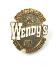 Wendy's Lapel Pin - Customers are our Only Business picture