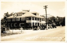 Schellsburg PA Bald Knob Mt Minicks Place Lincoln Hwy RPPC Photo Postcard COPY picture