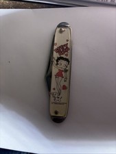 Vintage 1992 Betty Boop Pocket Knife Made In USA picture