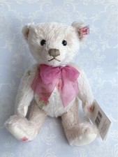 Steiff Summer Festival Summer Teddy Bear 2011 Pink Ribbon Flower Embroidery picture