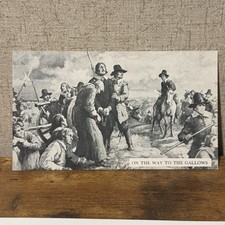 Witchcraft Victims Who Dies 1692 On Way To Gallows Witches Vintage Postcard picture
