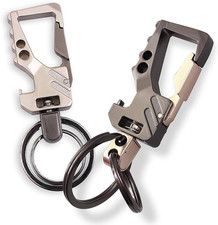 Heavy Duty Key Chain with Bottle Opener, 2 Pack Car Key Chains picture