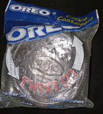 Vintage 1999 Giant Nabisco OREO Cookie shape twist snack container Y2K Kidcore picture