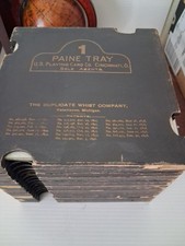 Paines Duplicate Whist Tray Set 15 trays picture