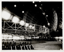 USS Macon ZRS-5 Navy Airship Under Construction Akron Airdock 1933 Photo 8x10 picture