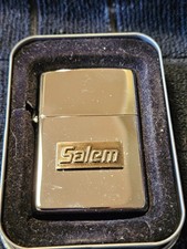 1991 Salem Cigarettes Zippo - hi polish chrome - USED picture