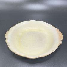 Vintage Frankoma Pottery Dish Bowl With Handles 40B USA Pottery Hand Made Tray picture