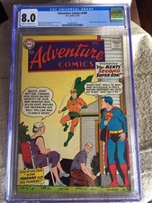 Adventure Comics #260 CGC 8.0 1959 1st Silver Age Origin of Aquaman DC Key picture