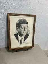John F. Kennedy JFK Framed Portrait Print 10x13   picture
