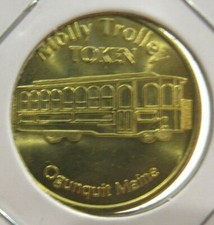 Vintage Molly Trolley Ogunquit, ME Transit Token - Maine picture
