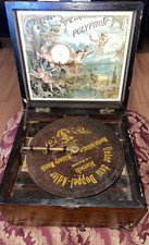 Antique Polyphon Mechanical Music Box Germany 1890s with 8 9.5”” Discs Working picture