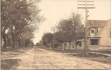 RPPC Marysville Kansas Residential Street Scene early 1900s picture