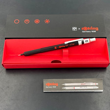 Itoya x rOtring 600 0.5mm Mechanical Pencil Black Limited Edition Boxed Japan picture