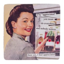 Anne Taintor Appreciated Magnet 3 8 Inch Fridge Humor Collectible Decor Gift picture