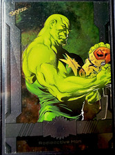 SkyBox 2023 Marvel Metal Universe Avengers Hologram #7 Radioactive Man Card picture