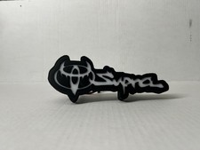 Custom 3D printed supra Grill led light badges toyota picture