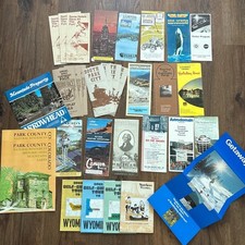VTG 60s 70 80s Lot 32 Travel Tourism Brochures Colorado Niagara NASA Astrodome picture