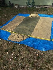 1935 original officer canvas roll out bed picture