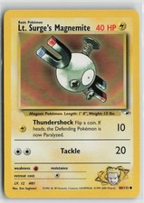 Lt. Surge's Magnemite (80) Common Unlimited G1 080/132 NM picture