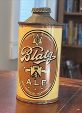 Rare Blatz Ale Cone Top 153-4 picture