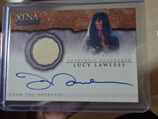 2003 Xena The Quotable AC4 Lucy Lawless XENA Worn Costume Material Auto picture