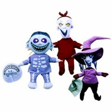 Neca Lock Shock Barrel Nightmare Before Christmas Plush Figure 2003 MPN 32500 picture
