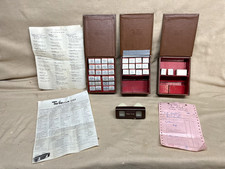 Vintage Original 1952 Tru Vue Stereoscope W 3 Boxes 39 Films & Original Receipt picture