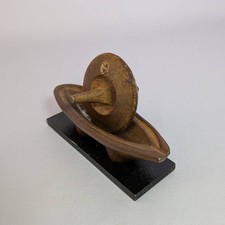 Japanese Vintage Cast Iron Miniature Yagen Mortar Pestle Suzuken 50th Boxed picture