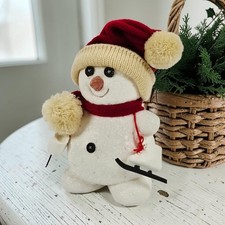 VTG Dept Department 56 BILLY BUTTONS Snowman Winter Ice Skates Hat Scarf 7
