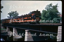 R DUPLICATE SLIDE - Chicago Great Western CGW 1009 Motorcar Forest Park IL 1950 picture