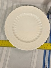 CRAZED Spode England Jewel Salad Plate White Cream 7 7/8