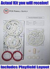 1986 Gottlieb/Premier Genesis Pinball Machine Rubber Ring Kit picture