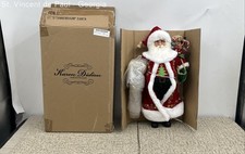 Vintage Karen Didion Originals Lighted O' Tannenbaum Santa Claus Brand New W Box picture