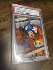 2025 TOPPS CHROME DISNEY MICKEY MOUSE INCINERATOR LAVA REFRACTOR 11/15 PSA 10 🔥 picture